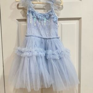 Blue Tulle Kids Tutu Du Monde Dress